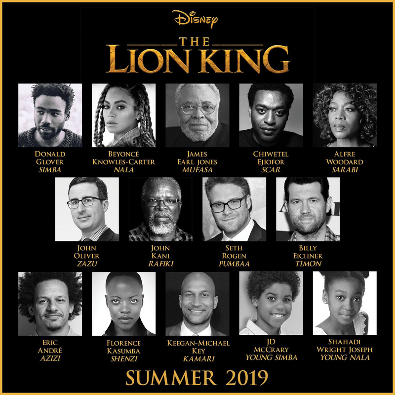 Illustration for article titled Jon Favreau's Lion King Cast Is Set and Yes, It Features Beyoncé